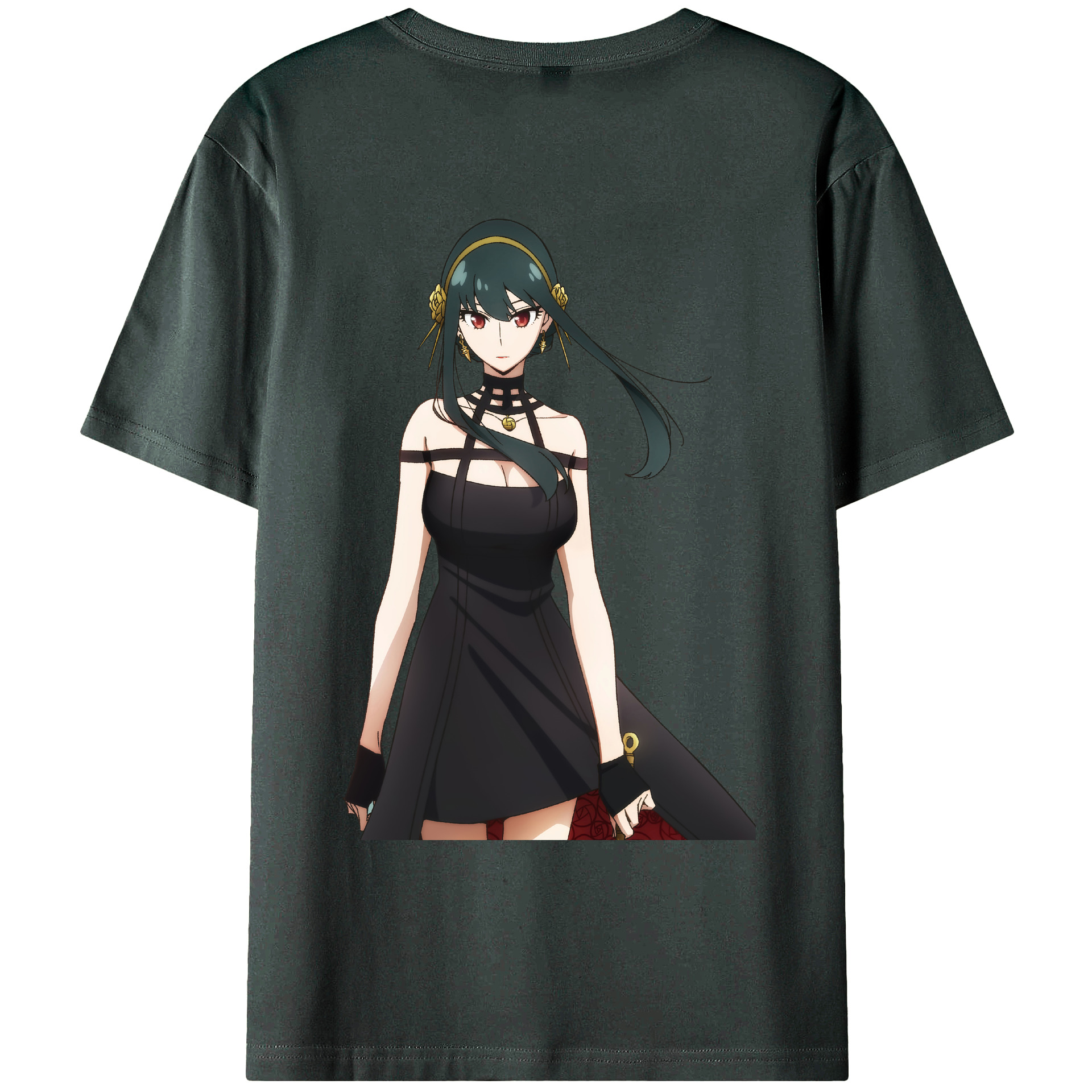 （画像用） SPY×FAMILY间谍家家酒 綿100％ メンズ半袖Tシャツ（バックプリント） 通気性